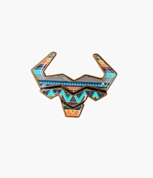 Tribal Horns Pin