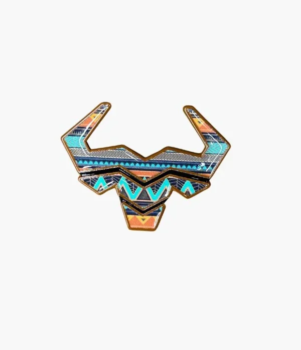 Tribal Horns Pin