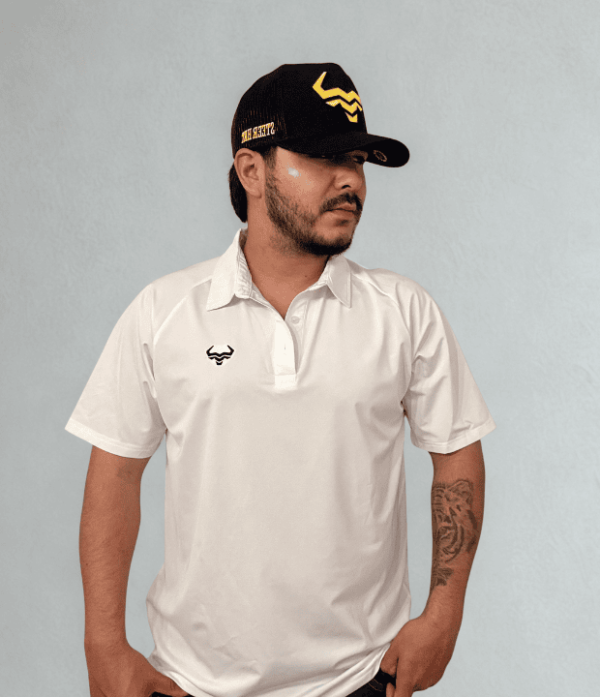 White Steer Polo T-Shirt