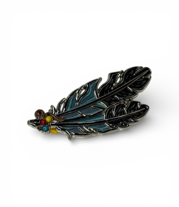 Black Feather Pin